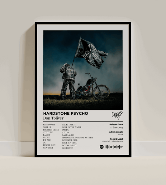 HARDSTONE PSYCHO Digital Poster - PostrlyAu
