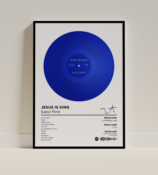 JESUS IS KING Digital Poster - PostrlyAu