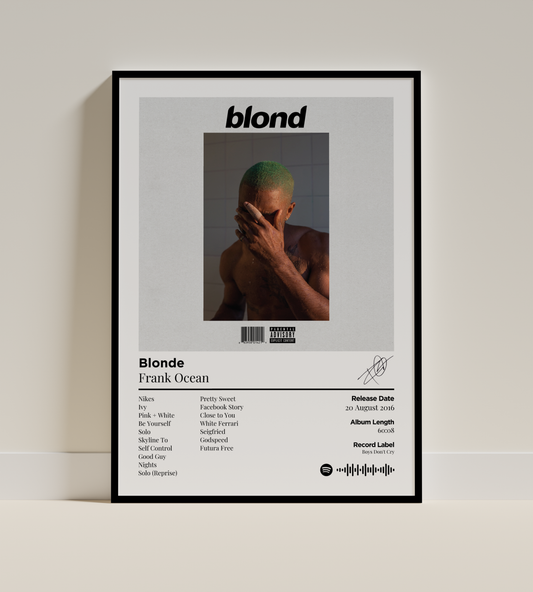 Blonde Digital Poster - PostrlyAu