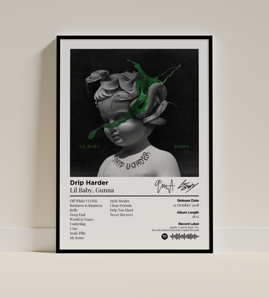 Drip Harder Digital Poster - PostrlyAu