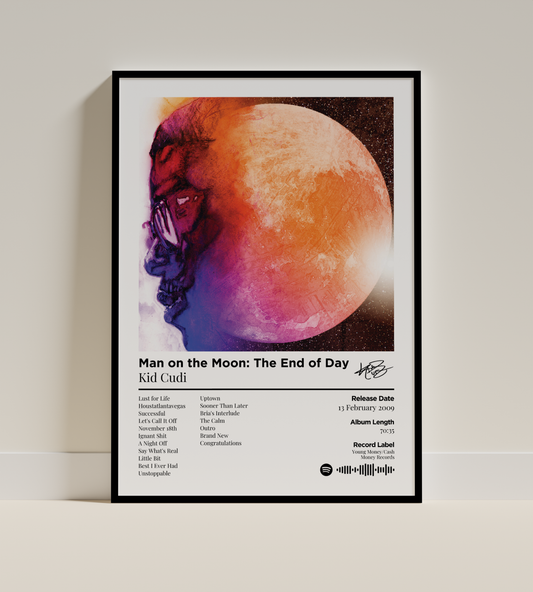 Man on the Moon: The End of Day Digital Poster - PostrlyAu