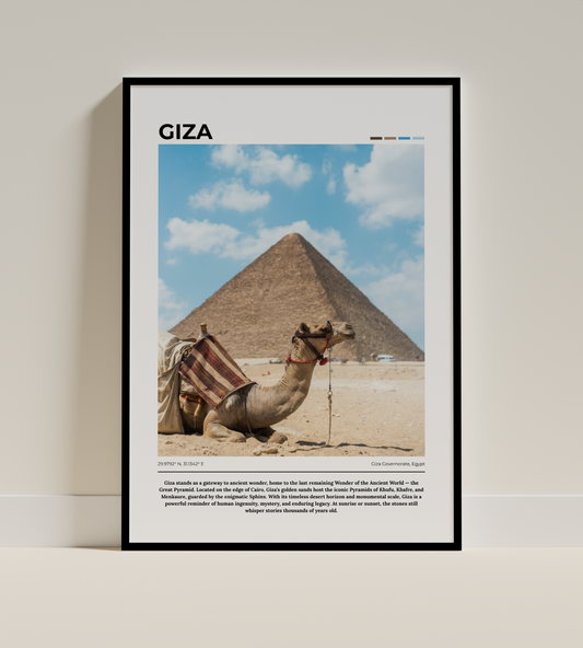 Giza - Digital Poster - PostrlyAu