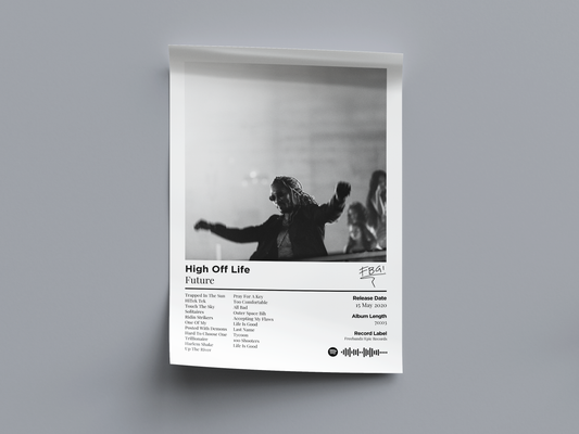 High Off Life Digital Poster - PostrlyAu