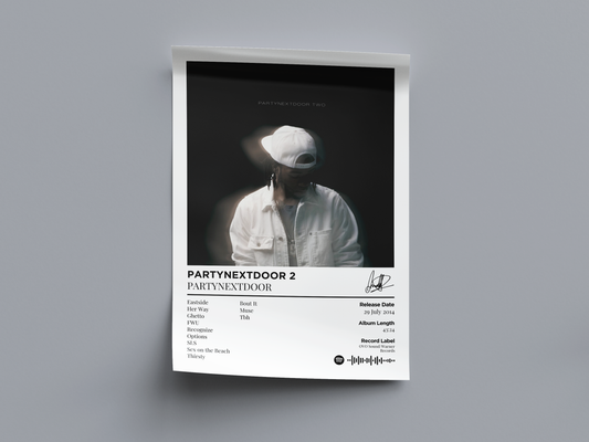 PARTYNEXTDOOR 2 Digital Poster - PostrlyAu