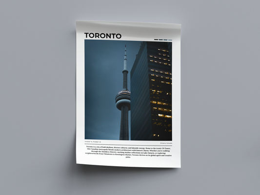 Toronto - Digital Poster - PostrlyAu