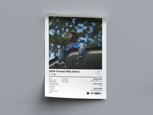 2014 Forest Hills Drive Digital Poster - PostrlyAu