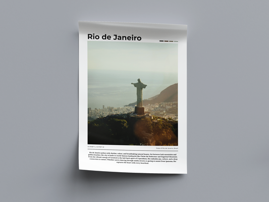 Rio De Janeiro - Digital Poster - PostrlyAu