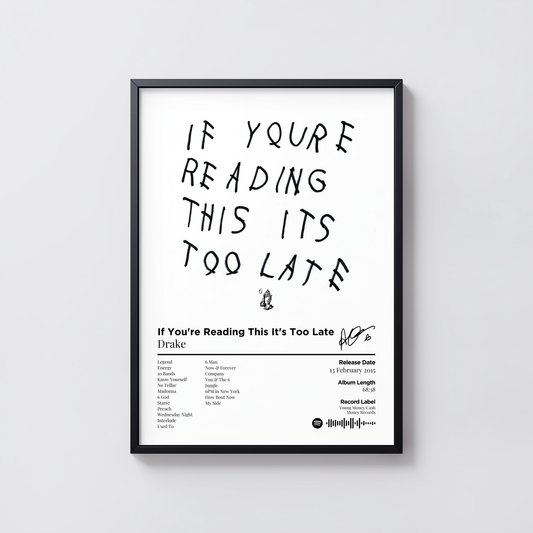 If You're Reading This It's Too Late
