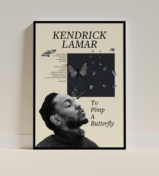Kendrick Lamar - To Pimp A Butterfly Digital Poster