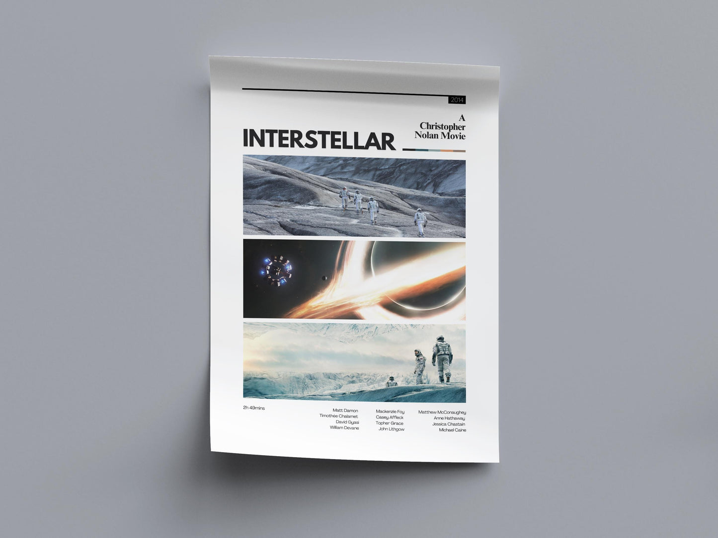 Interstellar Stills - Digital Poster
