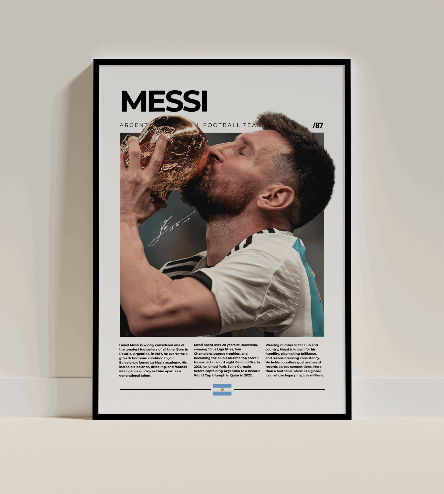 Lionel Messi Digital Poster - PostrlyAu