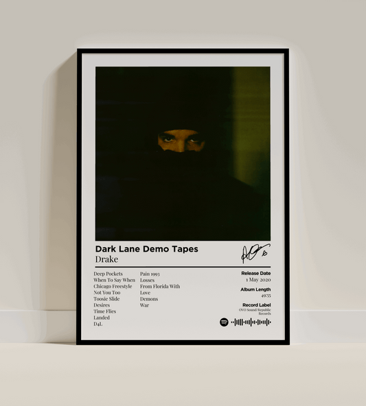 Dark Lane Demo Tapes Digital Poster - PostrlyAu