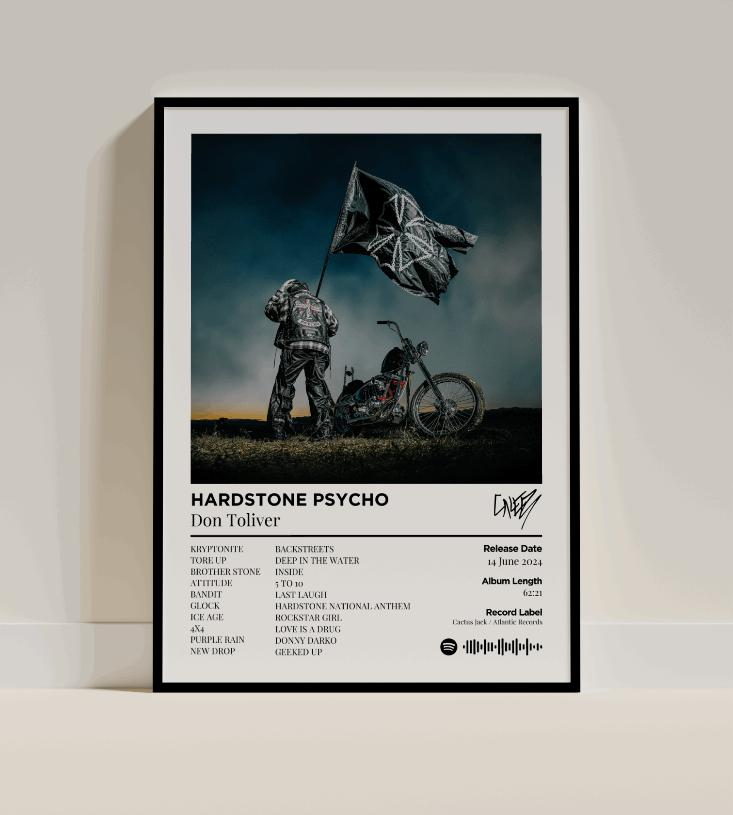 HARDSTONE PSYCHO Digital Poster - PostrlyAu