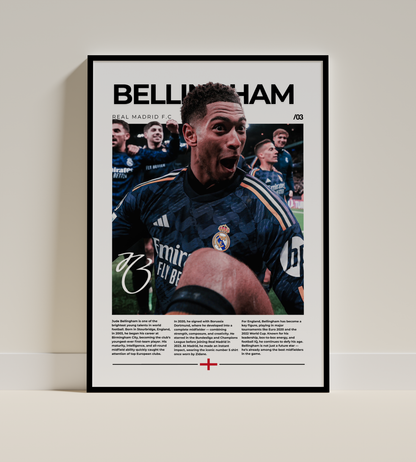Jude Bellingham Digital Football Poster