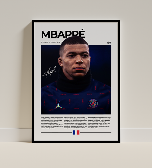 Mbappe, Messi, Neymar - Digital Posters