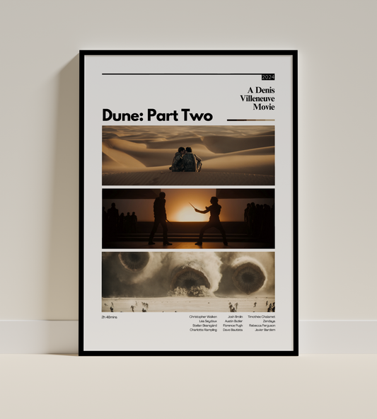 Dune: Part 2 Movie – Digital Poster