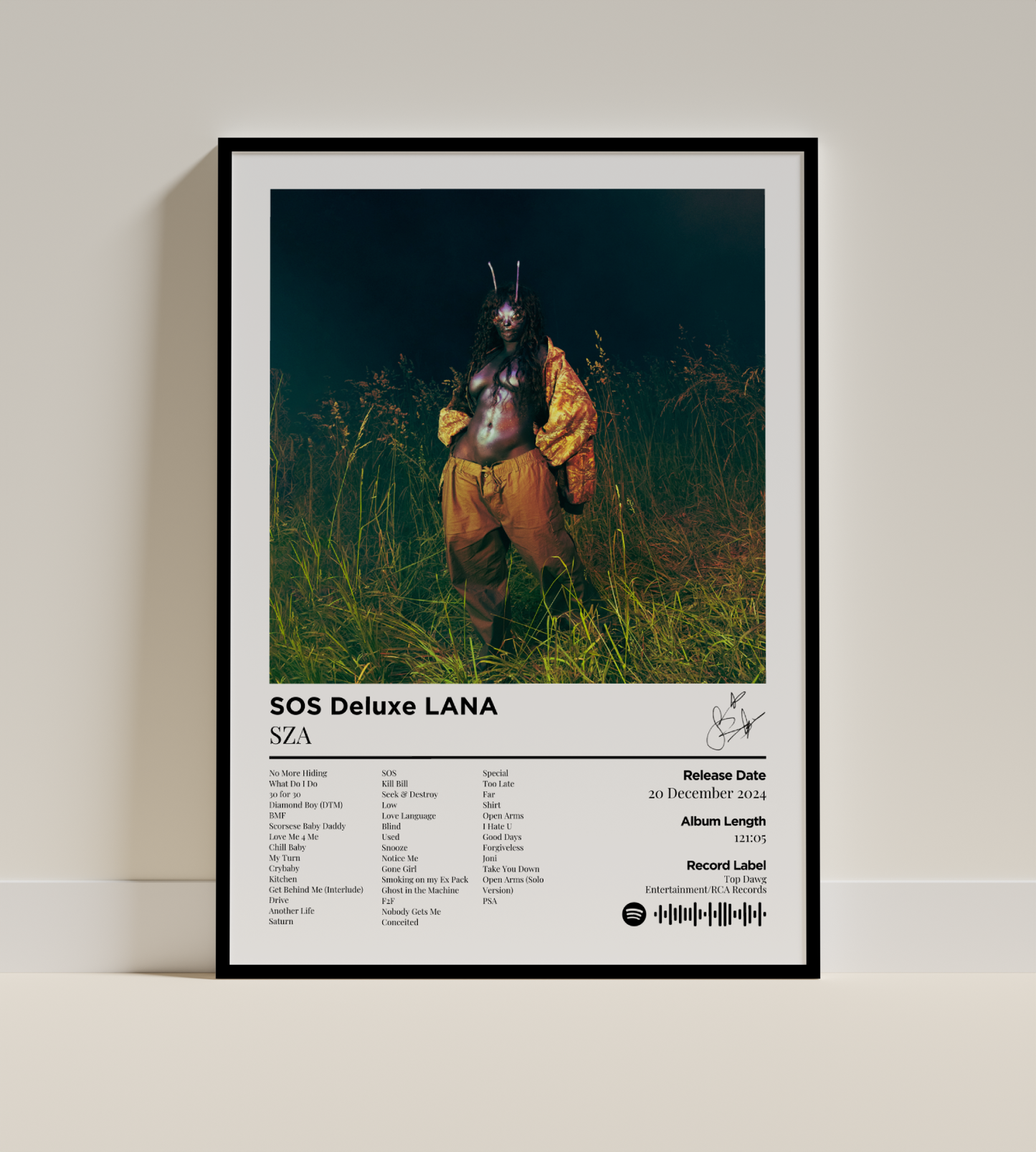 SOS Deluxe LANA Digital Poster - PostrlyAu