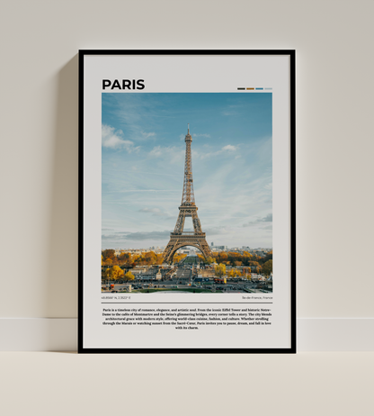 Paris - Digital Poster - PostrlyAu