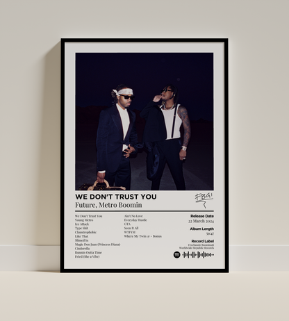 WE DON'T TRUST YOU Digital Poster - PostrlyAu