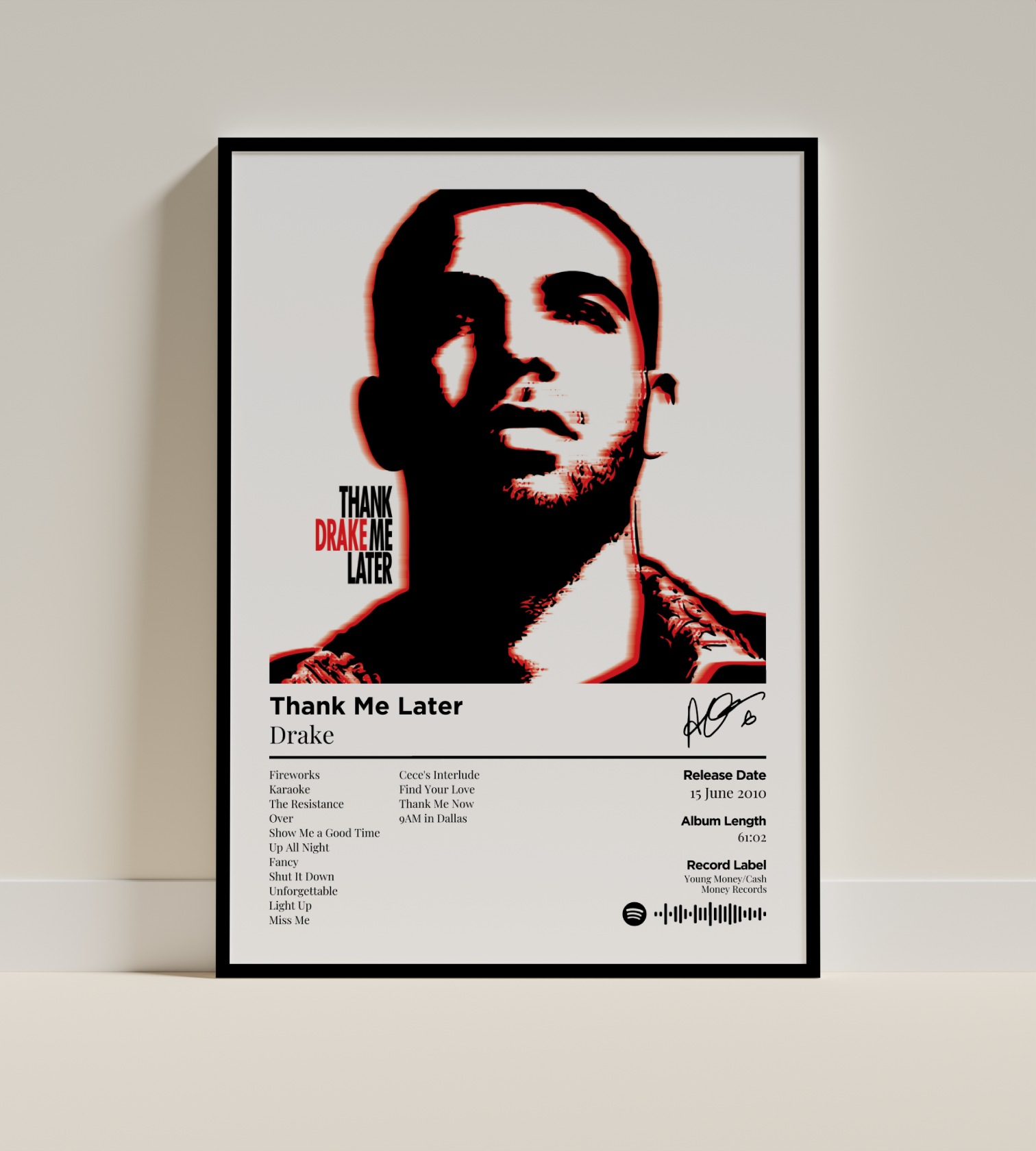 Thank me later Digital Poster - PostrlyAu