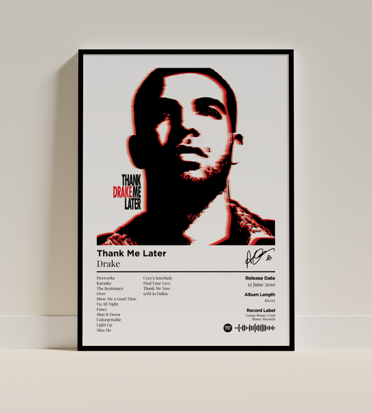 Thank me later Digital Poster - PostrlyAu