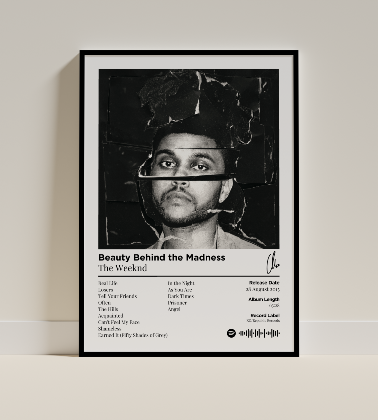 Beauty Behind the Madness Digital Poster - PostrlyAu