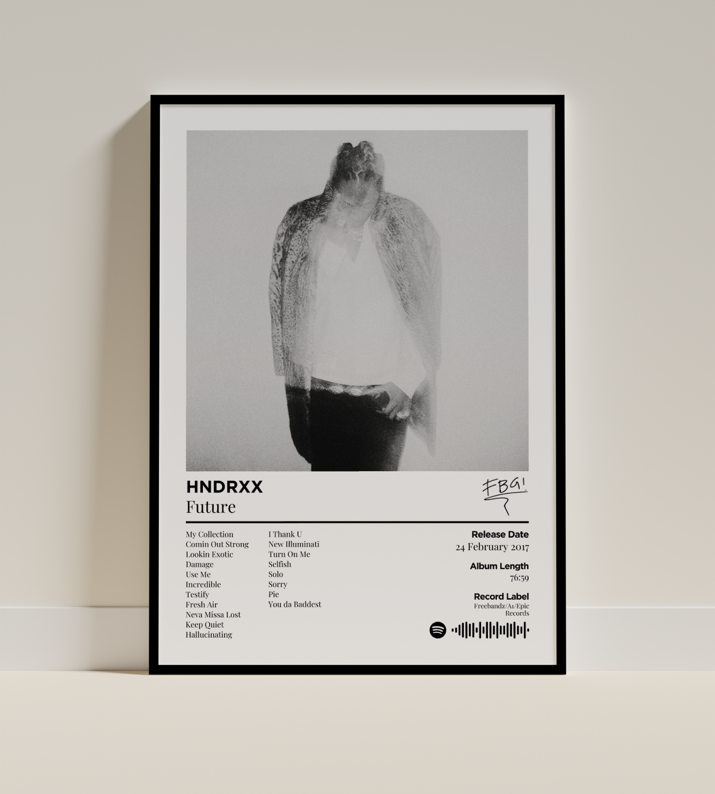 HNDRXX Digital Poster - PostrlyAu
