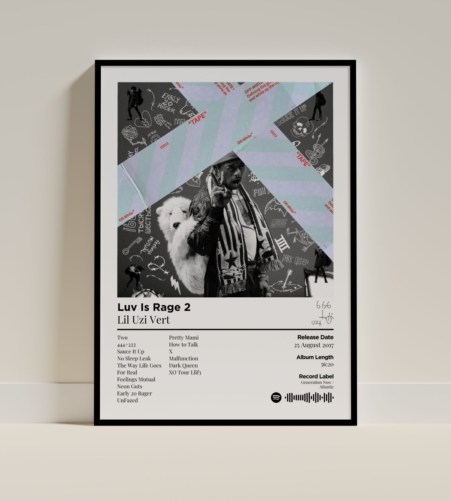 Luv Is Rage 2 Digital Poster - PostrlyAu