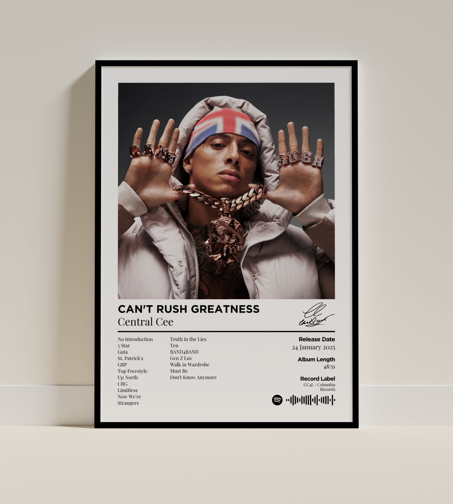 CAN'T RUSH GREATNESS