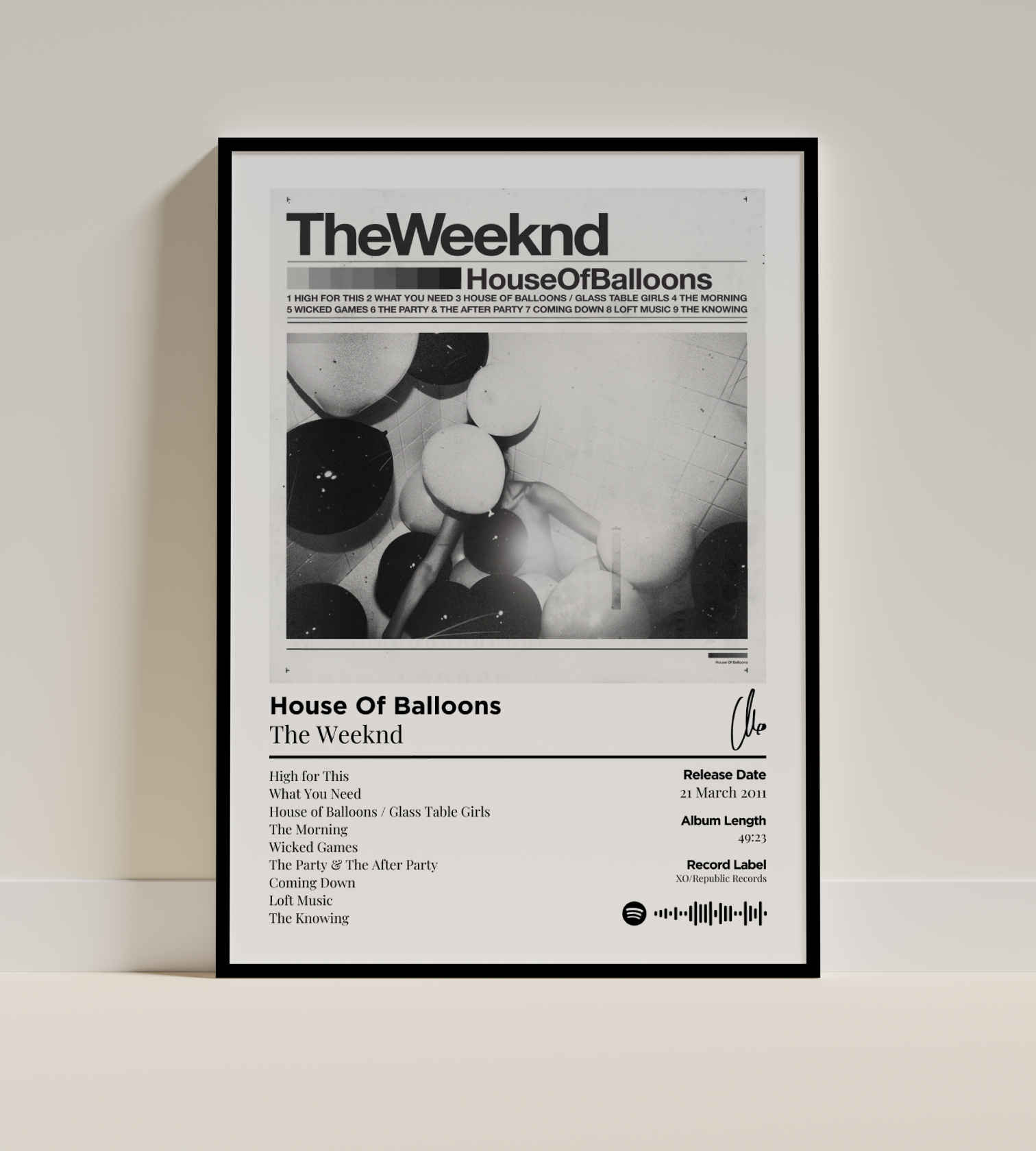 House Of Balloons Digital Poster - PostrlyAu