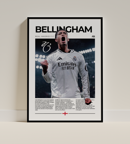 Jude Bellingham Digital Football Poster