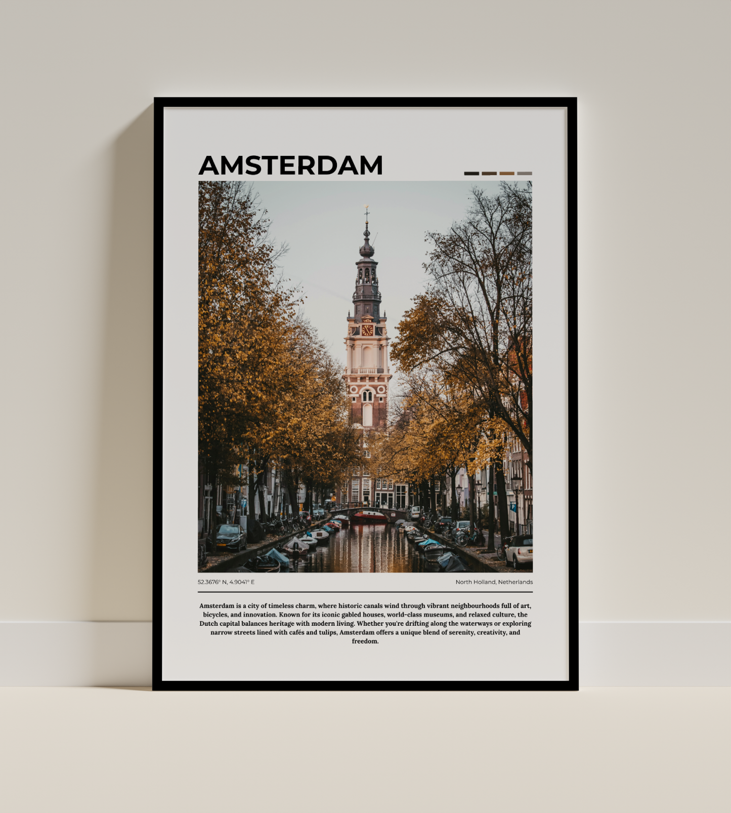 Amsterdam - Digital Poster - PostrlyAu