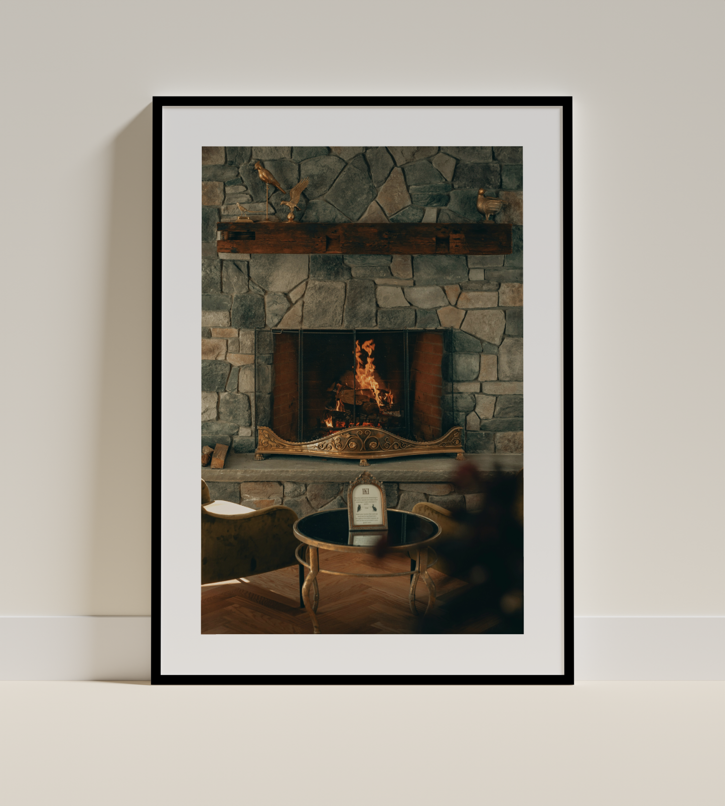 Fireplace - Digital Poster - PostrlyAu