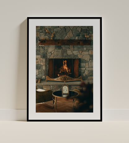 Fireplace - Digital Poster - PostrlyAu