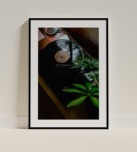 Vinyl Vibes - Digital Poster