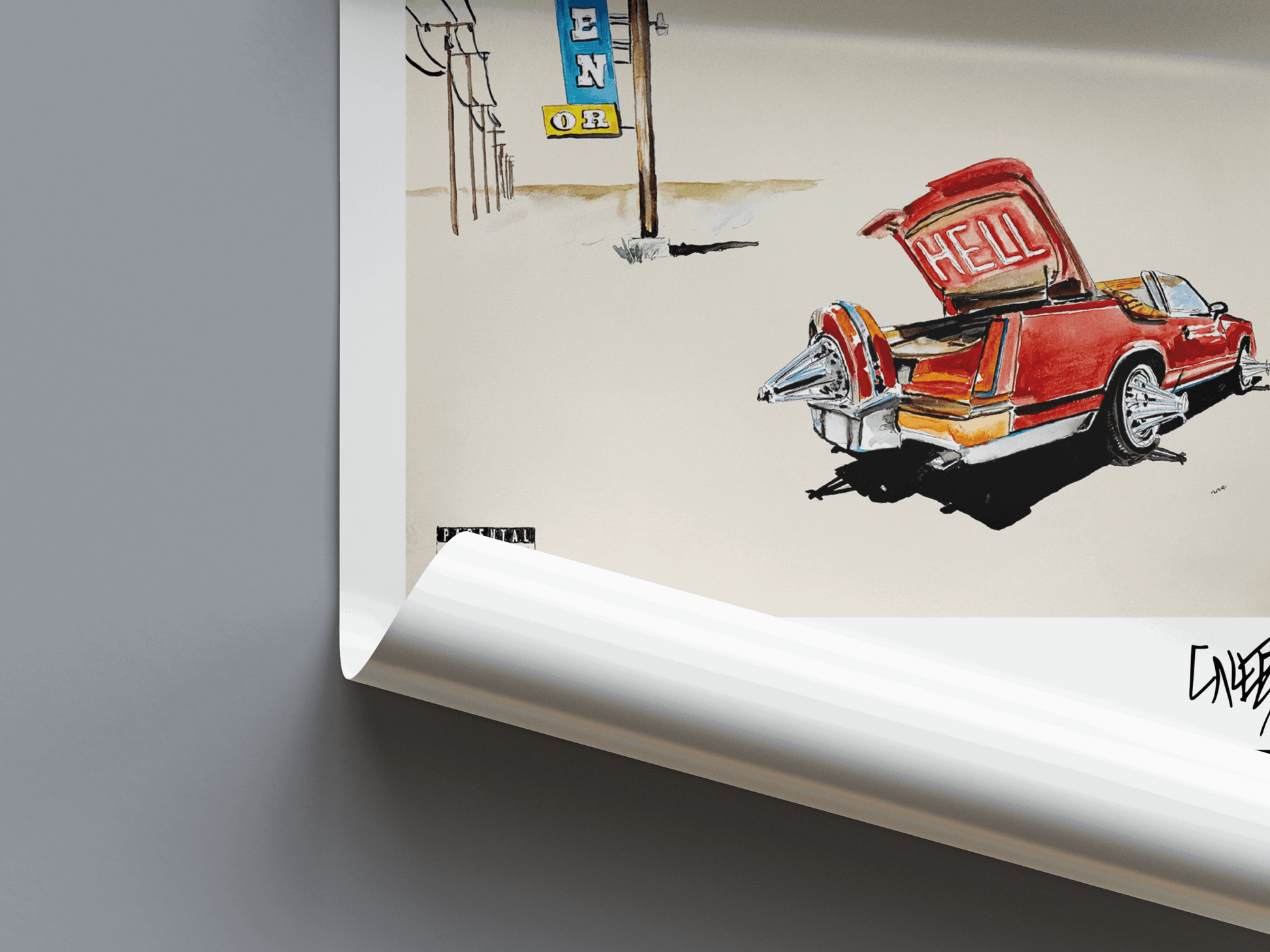 Heaven Or Hell Digital Poster - PostrlyAu