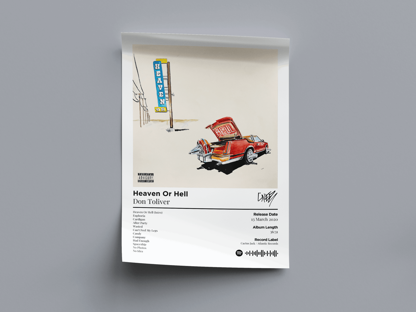 Heaven Or Hell Digital Poster - PostrlyAu