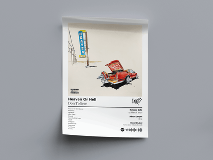 Heaven Or Hell Digital Poster - PostrlyAu