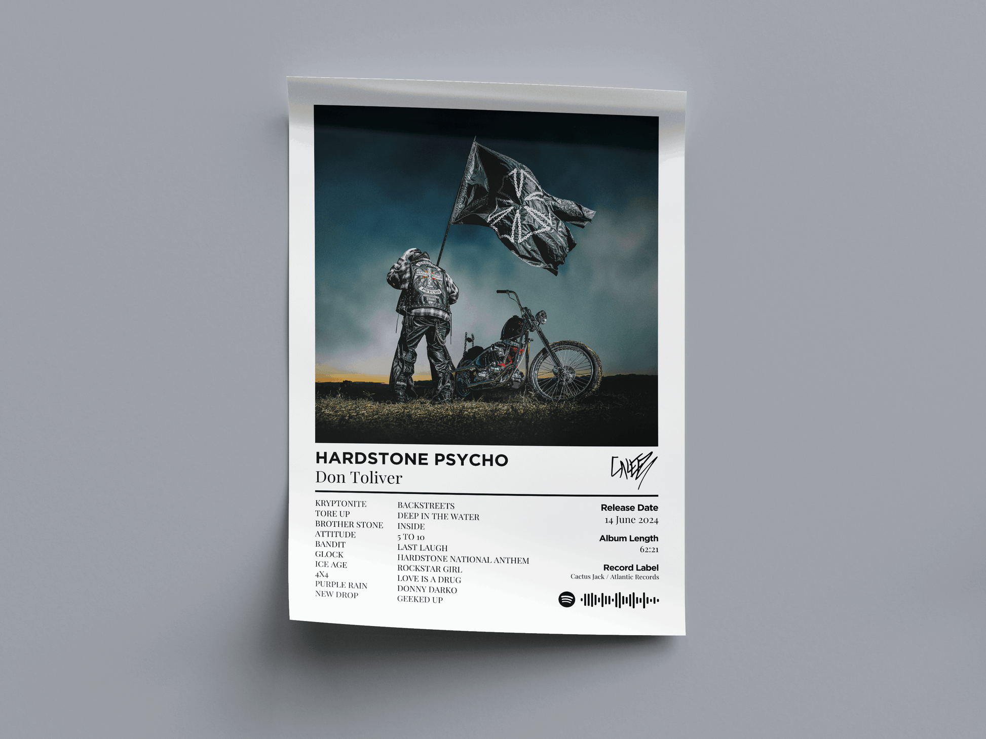 HARDSTONE PSYCHO Digital Poster - PostrlyAu