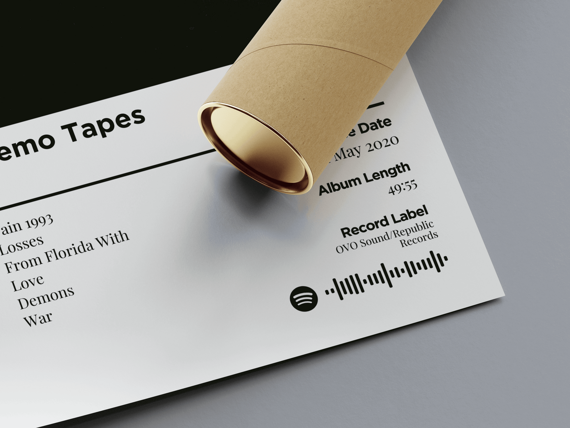 Dark Lane Demo Tapes Digital Poster - PostrlyAu