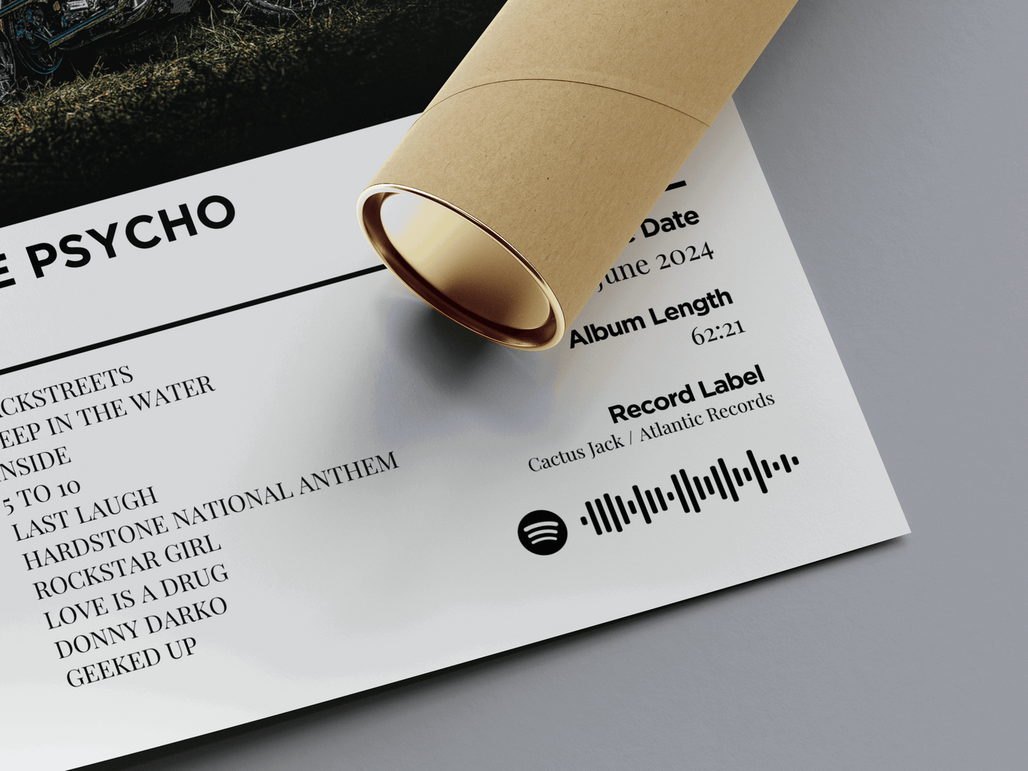 HARDSTONE PSYCHO Digital Poster - PostrlyAu