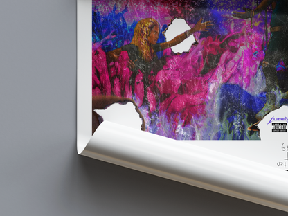 Luv Is Rage Digital Poster - PostrlyAu