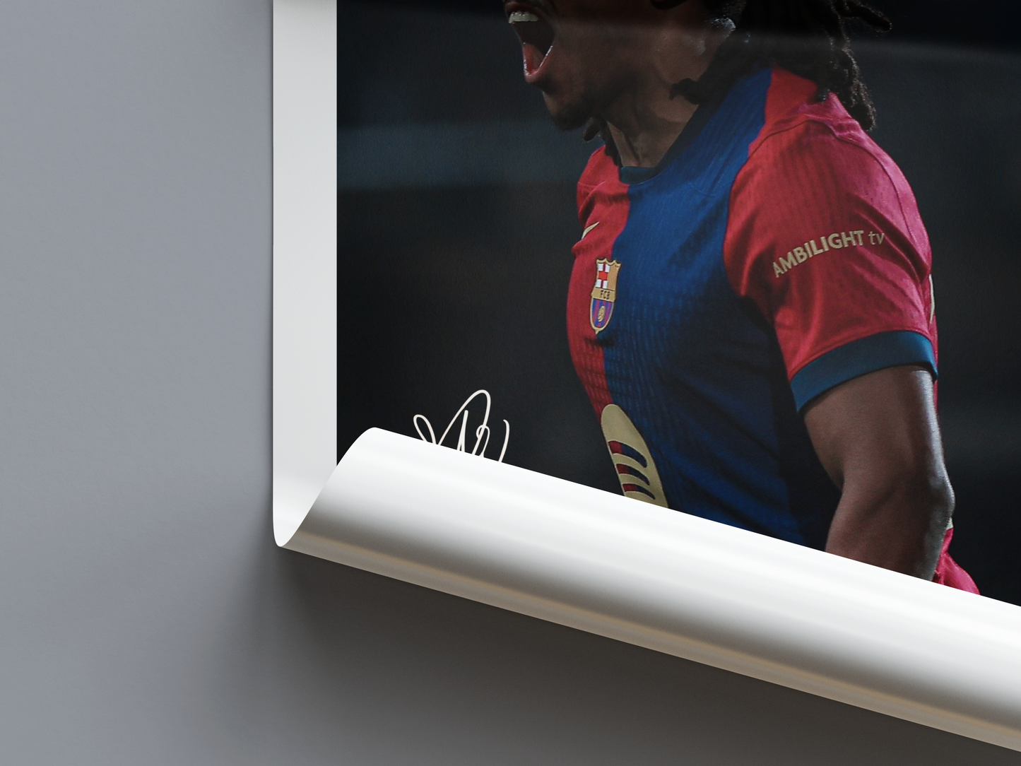 Jules Koundé Digital Football Poster