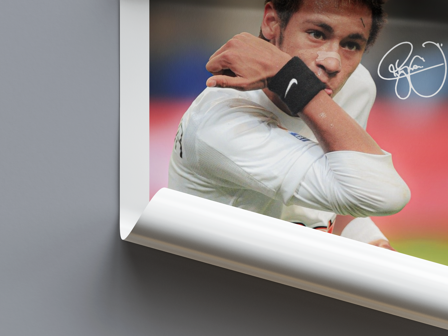 Neymar Jr. Digital Football Poster