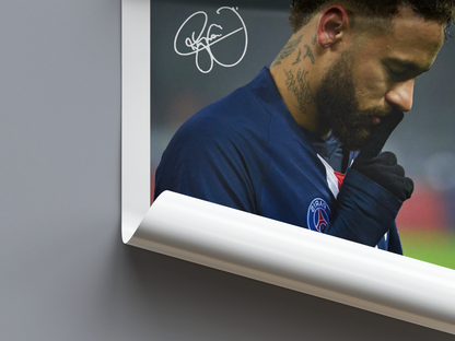 Neymar Jr. Digital Football Poster