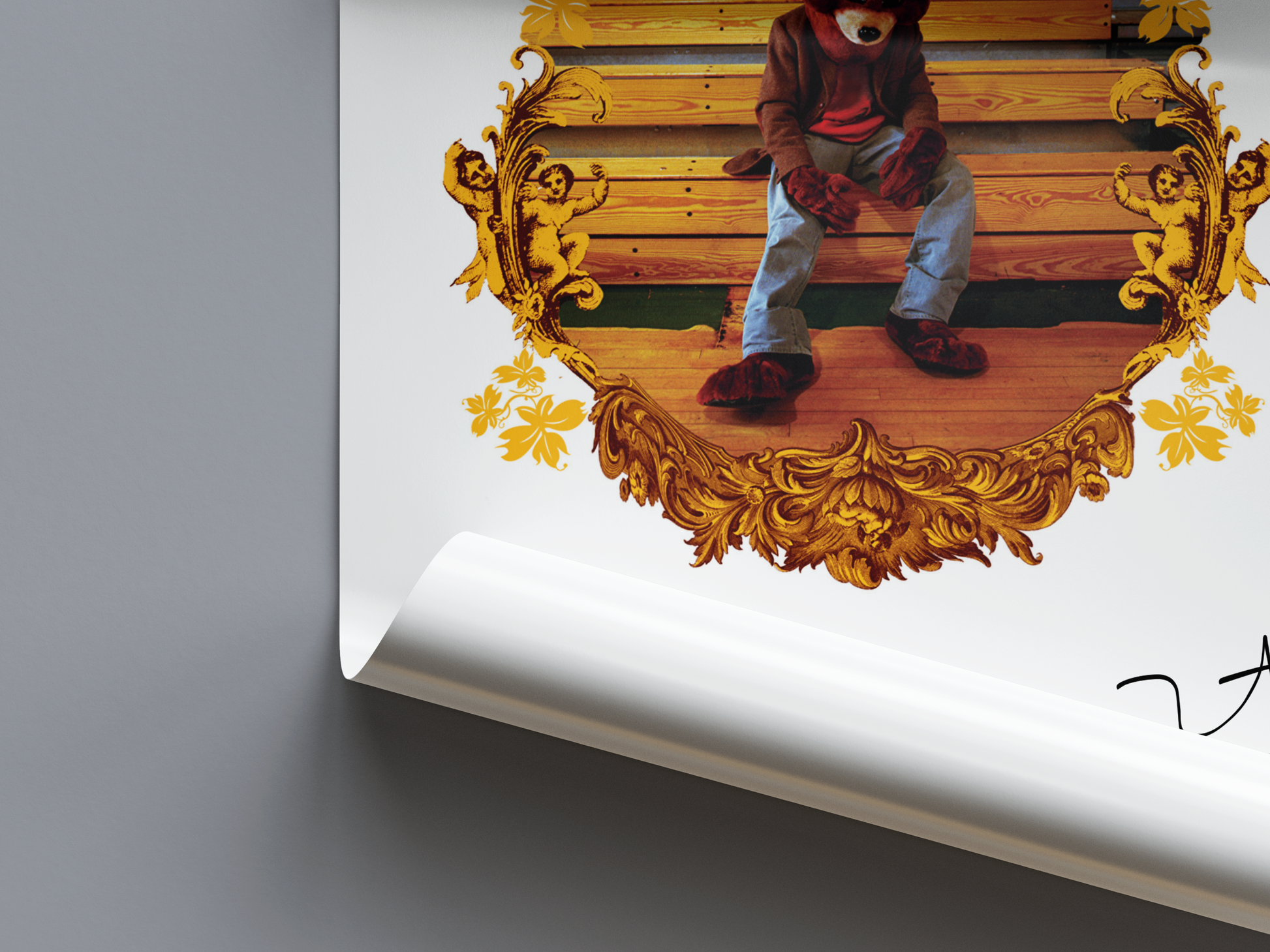 The College Dropout Digital Poster - PostrlyAu