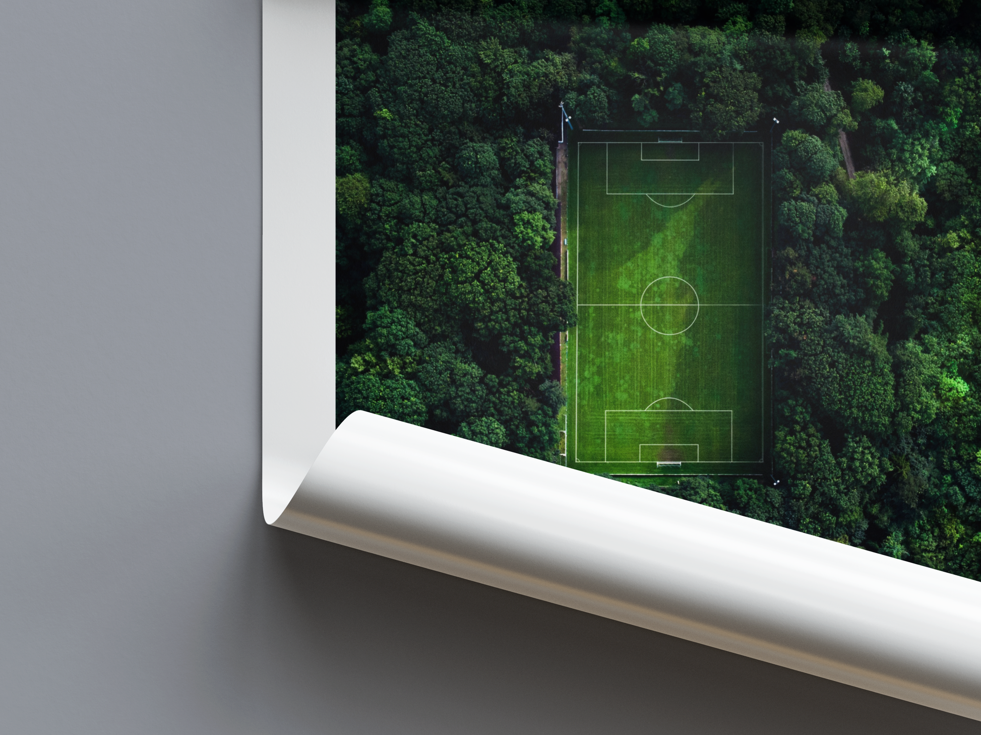 Football Field - Digital Poster - PostrlyAu