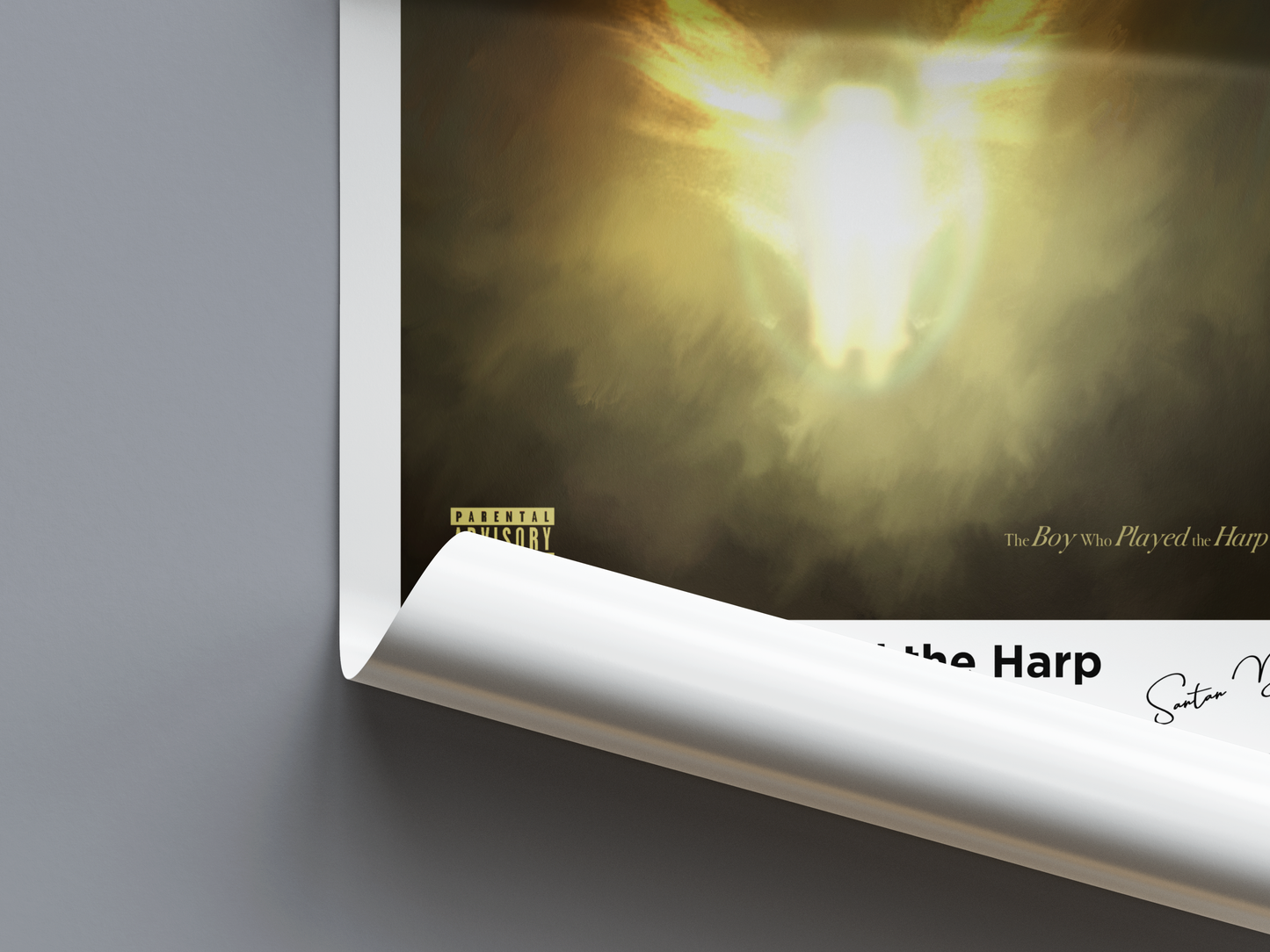 Santan Dave - The Boy Who Played the Harp Digital Album Poster