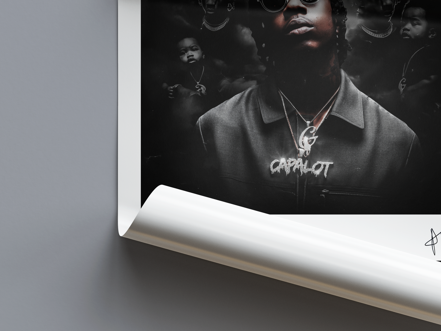 THE GOAT Digital Poster - PostrlyAu