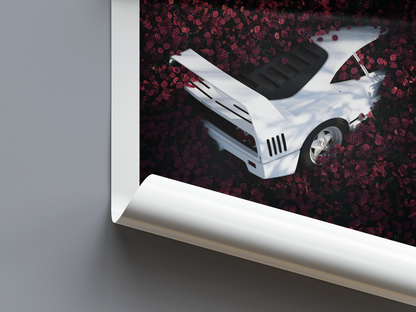 Ferrari F40 Digital Poster - PostrlyAu